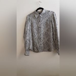 Charter Club Button down blouse Size 10